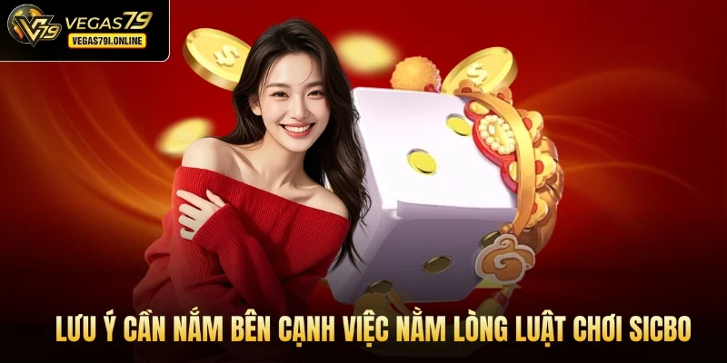 Lưu ý cần nắm bên cạnh việc nằm lòng luật chơi Sicbo
